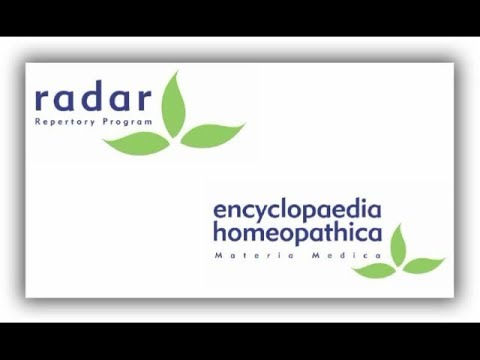 radar 10 homeopathic graphical representation
